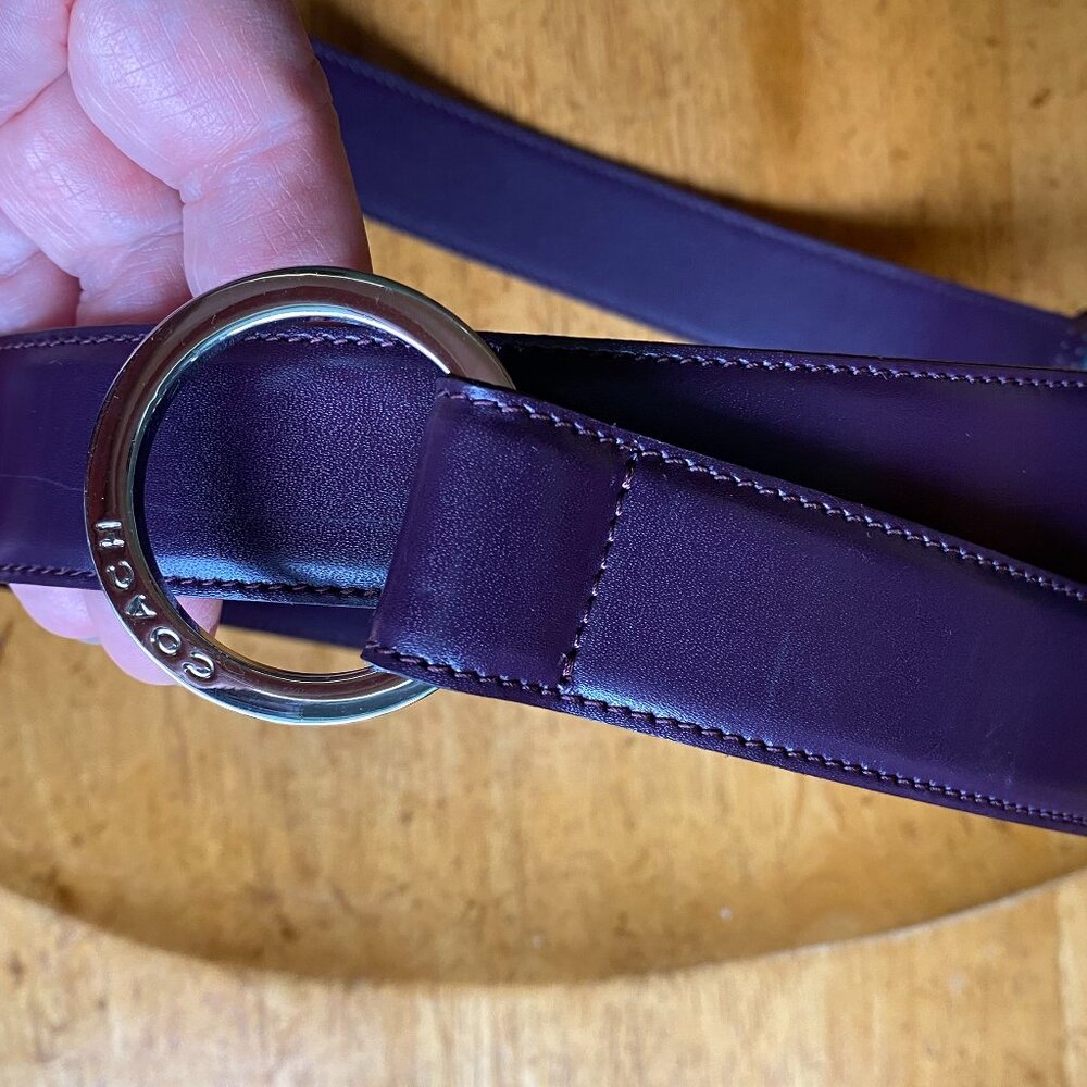 Coach Belt Genuine Calf Skin & Solid Brass